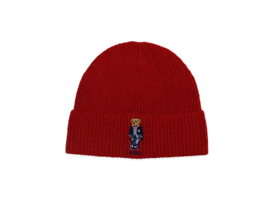 Polo Ralph Lauren Regatta Bear Tall Beanie "Red"