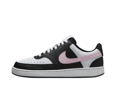 Nike Women's Court Vision Low Next Nature "Black/White/Pink Foam"