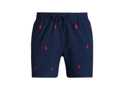 Polo Ralph Lauren Traveler Pony Swim Short Mid Trunk "Navy"