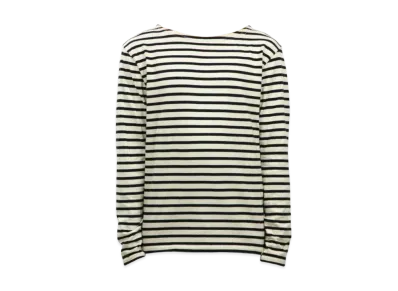 Polo Ralph Lauren Denim&Supply Striped Cotton Jersey Pullover "White/Black"
