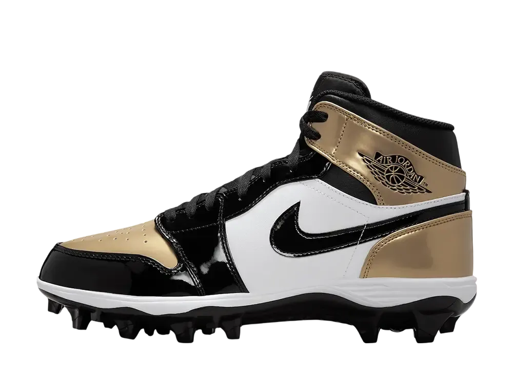 ナイキ エアジョーダン1 ミッド TD クリーツ "ゴールドトゥ"
