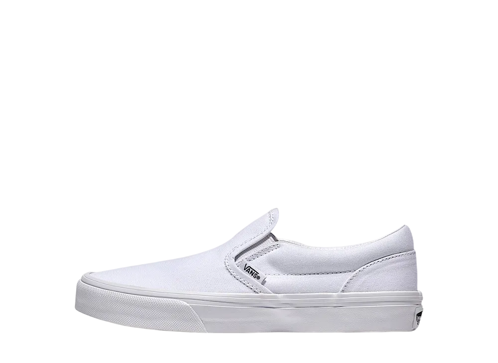 バンズ ビッグキッズ クラシック スリッポン チェッカーボード "トゥルーホワイト"