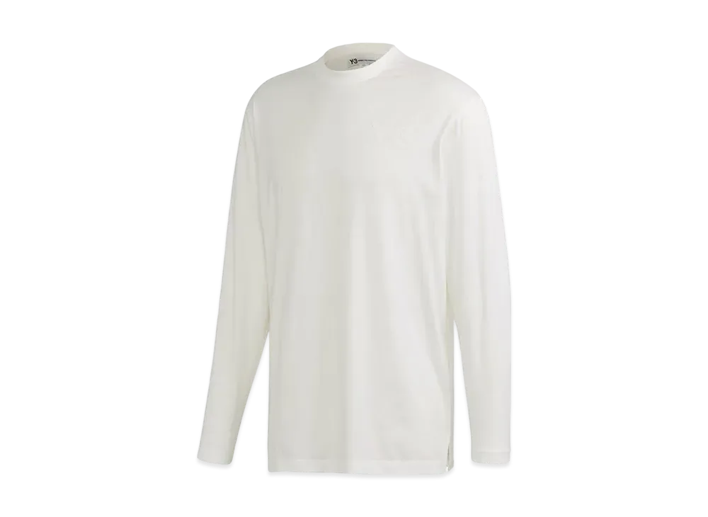 Y-3 M Classic Chest Logo Long Sleeve Tee "White"