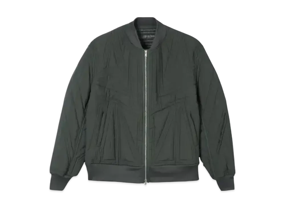 Y-3 Quilted Bomber Jacket "Olive"