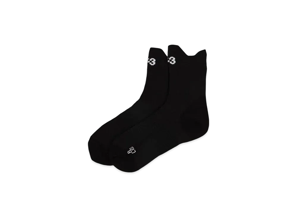 Y-3 Run Socks "Black"