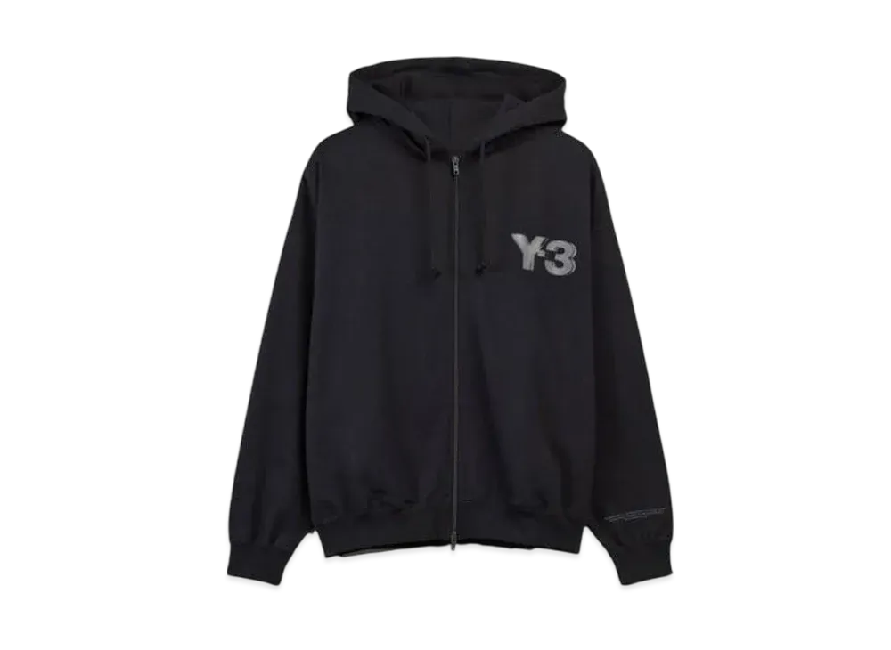 Y-3 Logo Zip Hoddie "Black"