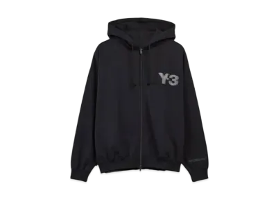 Y-3 Logo Zip Hoddie "Black"
