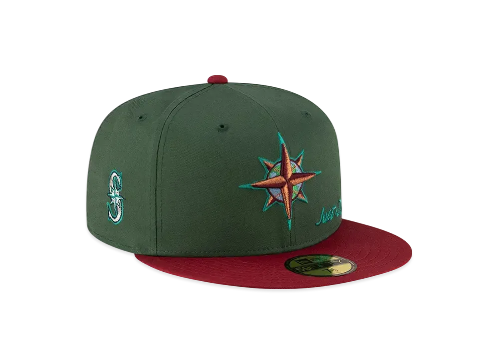 NEW ERA 59Fifty Just Don x MLB Earth Day Seattle Mariners "Dark Green"