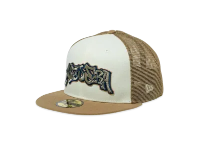 NEW ERA 59Fifty Tracker Slow Up Logo "Chrome/Khaki"
