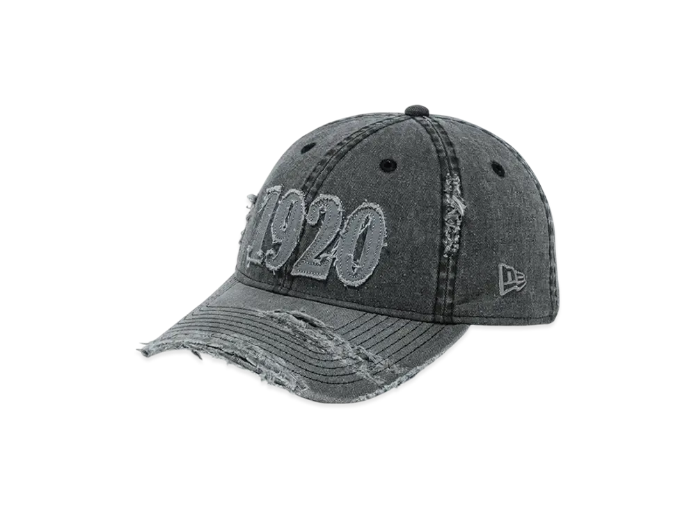 NEW ERA 9Twenty Damaged Series Acid Wash 1920 "Black"