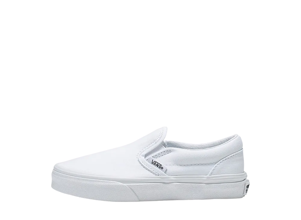 Vans Little Kids Classic Slip-On "True White"