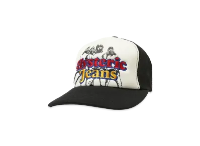HYSTERIC GLAMOUR Hysteric Jeans Embroider Mesh Cap "Black" 02243QH03