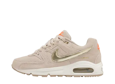 Nike Women's Air Max Command PRM "String/Hyper Orange/Metallic Gold Grain"