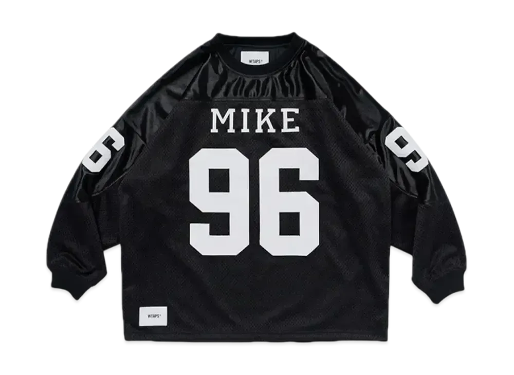 WTAPS Netminder / LS / Poly MIKE "Black"