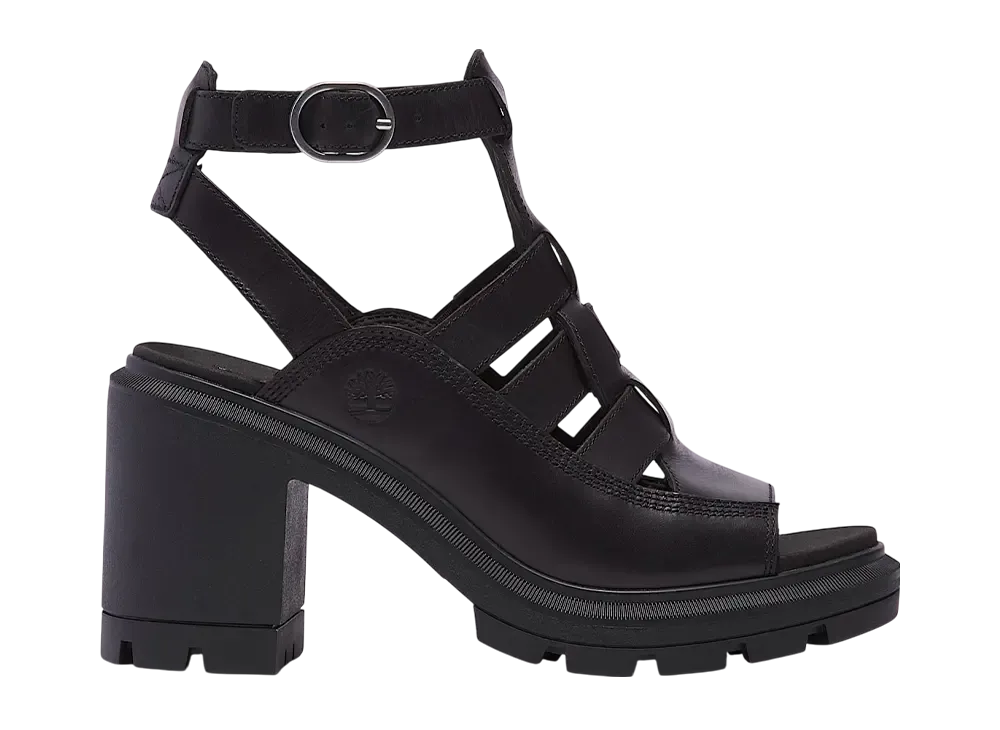 Timberland Women's Allington Heights Fisherman Sandal "Black Full Grain"