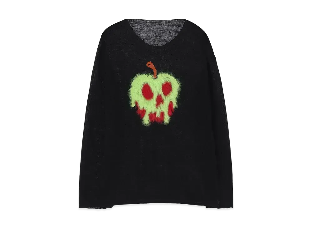 Ground Y Snow White Collection Mohair Poison Apple Linen Knit "Black"