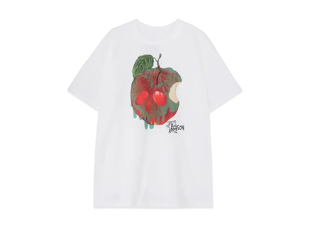Ground Y Snow White Collection Poison Apple Graphic T-Shirt "White"