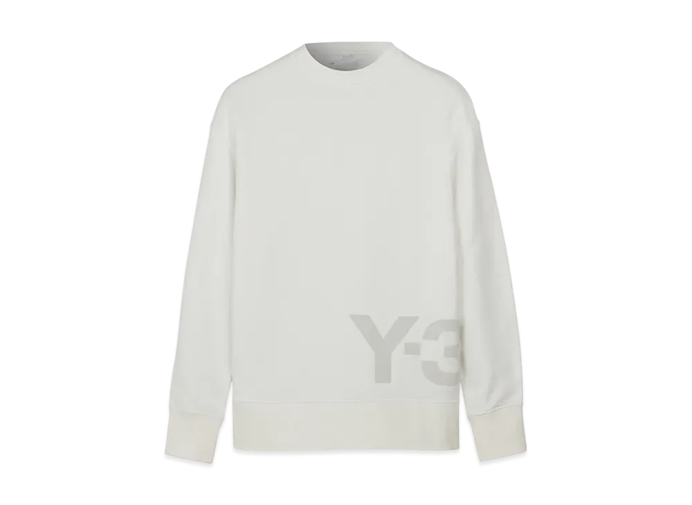 Y-3 U CH1 Large Crew Sweat Shirts "White"