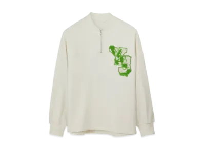 Y-3 Graphic Logo French Terry Crew Sweater "Off White"