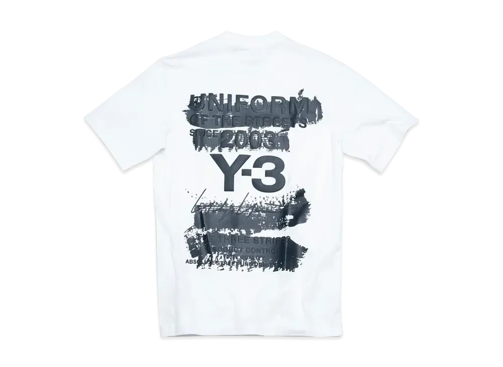Y-3 U GFX SS Tee "White"