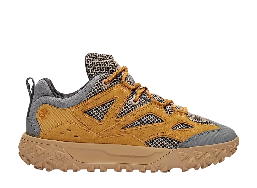 ティンバーランド グリーンストライド モーション6 ロー レースアップ スニーカー "ウィートメッシュ"