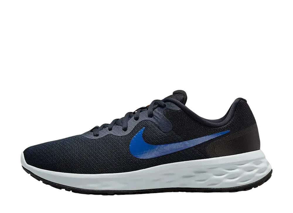 ナイキ レボリューション6 "ダークオブシディアン/ブラック/グレーフォグ/ハイパーロイヤル"