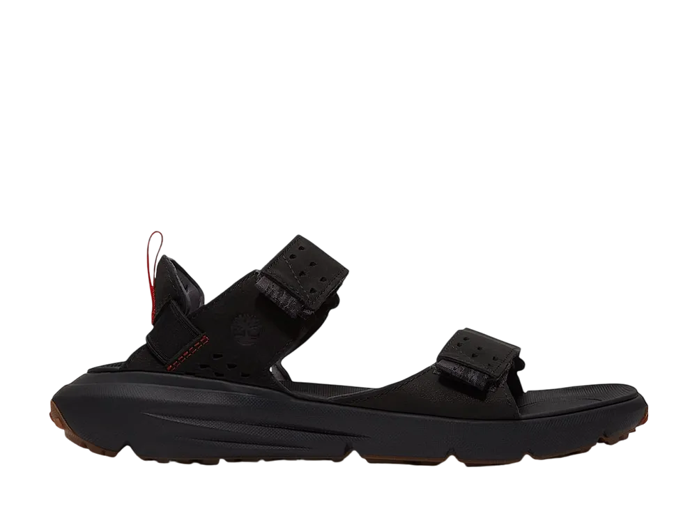 Timberland Motion Dune Backstrap Sandal "Black Leather"