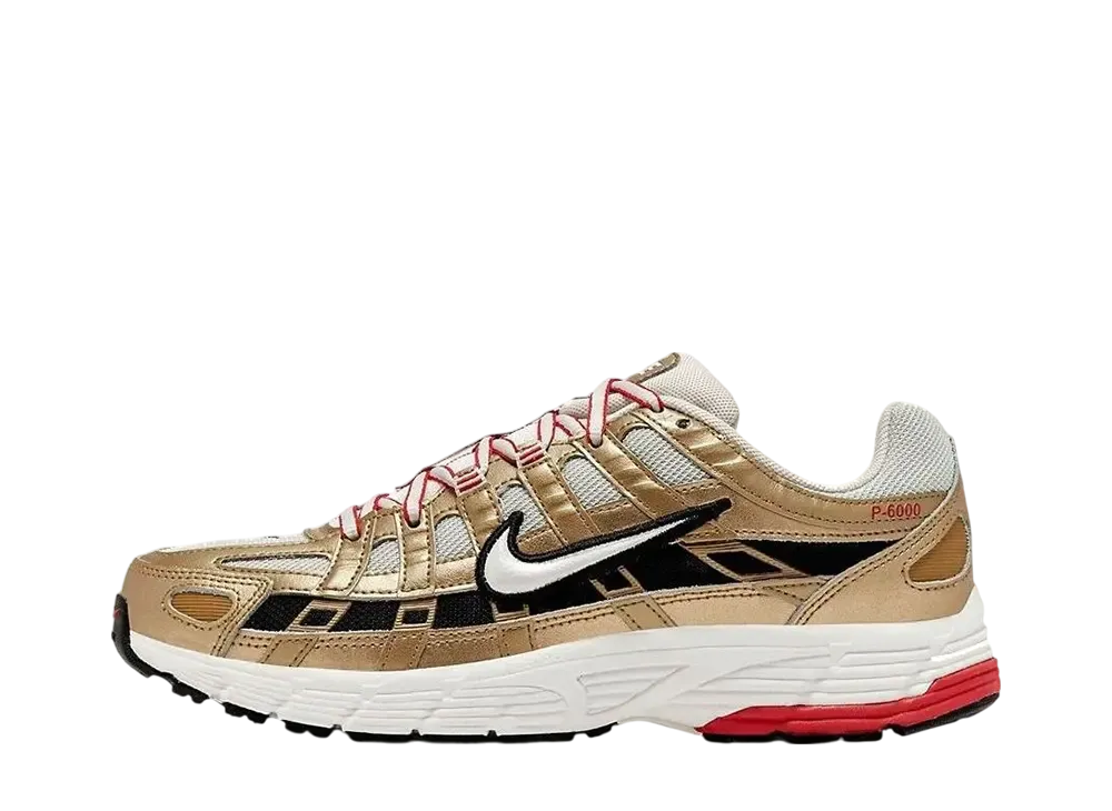 ナイキ ウィメンズ P-6000 "ライトボーン/サミットホワイト/メタリックゴールド"