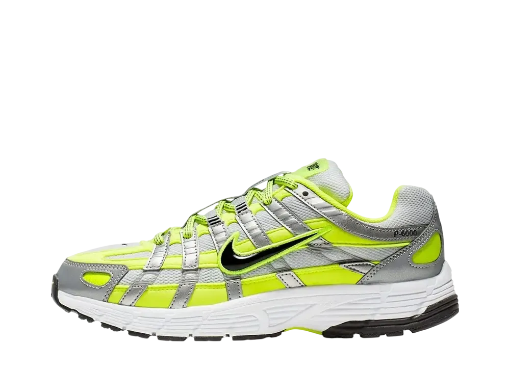 ネイキッド × ナイキ ウィメンズ P-6000 "ボルト/ブラック/メタリックシルバー"