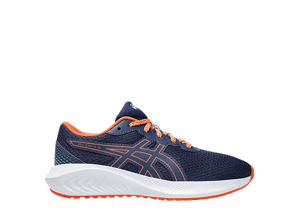 アシックス GS ゲルエキサイト10 "インディゴブルー/ノバオレンジ" (キッズ)