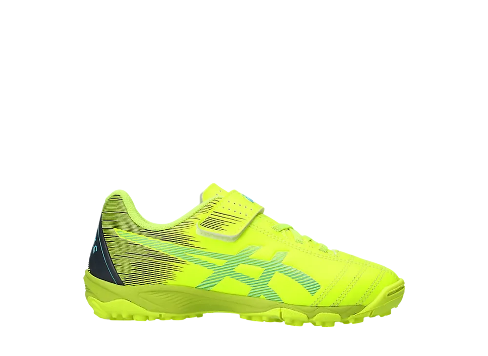 アシックス PS ジュニオーレ6 TF "セーフティイエロー/アクアリウム" (キッズ)