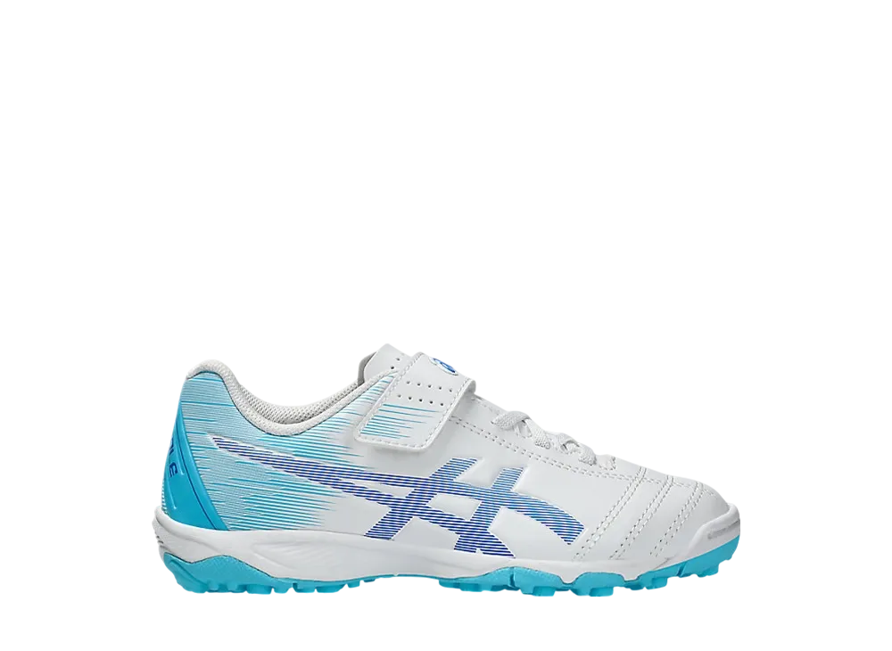 アシックス PS ジュニオーレ6 TF "ホワイト/アクアリウム" (キッズ)