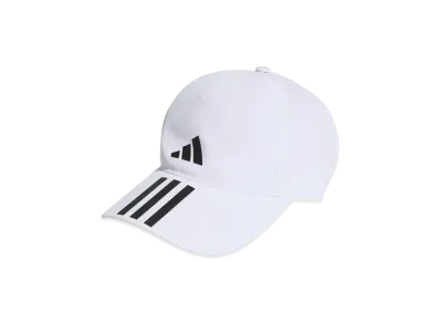 adidas 3-Stripes Aeroready Running Training Baseball Cap "White/Black"
