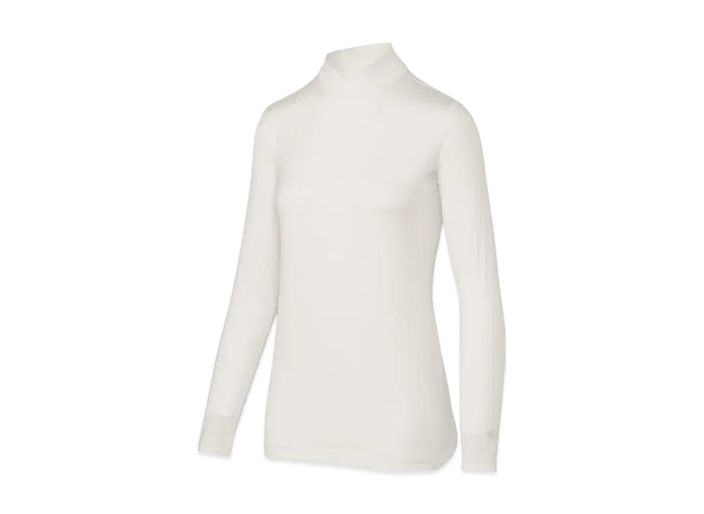 Goldwin Cooling Mockneck Long Sleeve (C3 Fit/Ladies) "White"