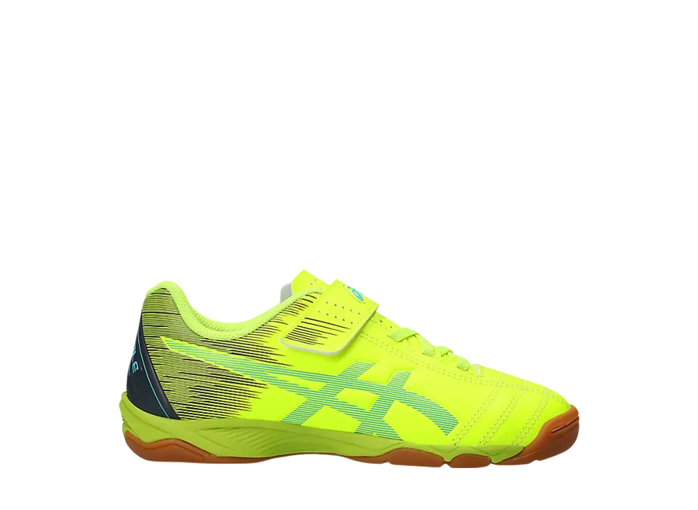 アシックス PS ジュニオーレ6 IN "セーフティーイエロー/アクアリウム" (キッズ)