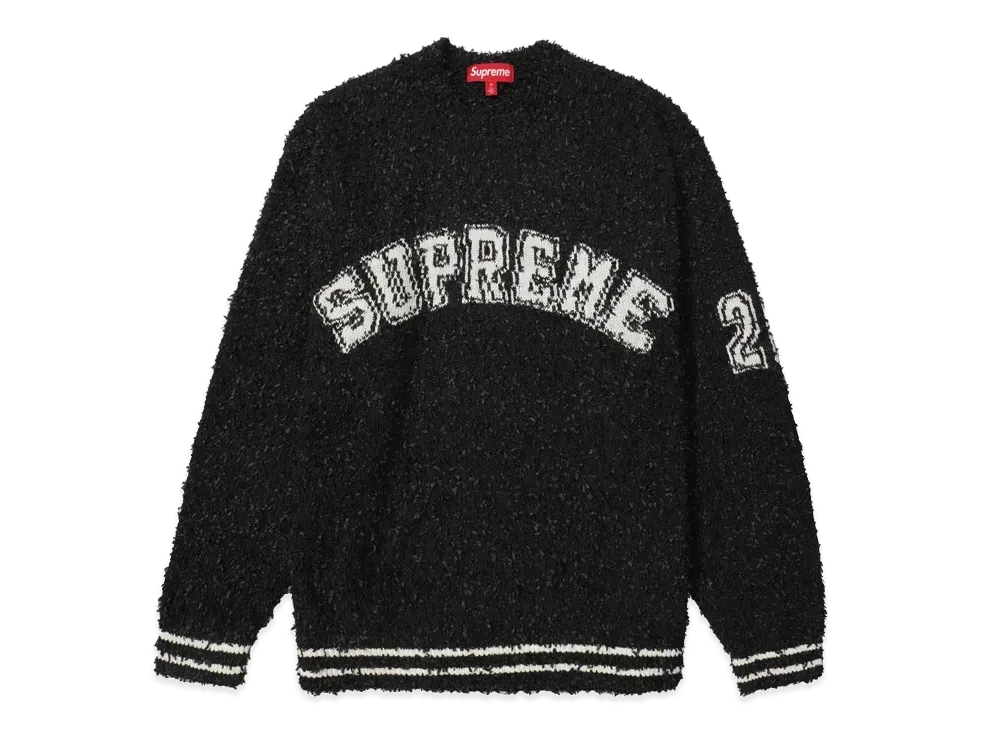 Supreme Textured Arc Sweater "Black"