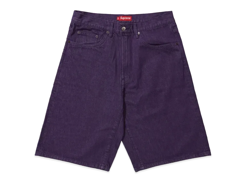 Supreme Baggy Denim Short "Purple"