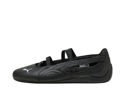 プーマ ウィメンズ スピードキャット バレエ レザー "プーマブラック/プーマホワイト"
