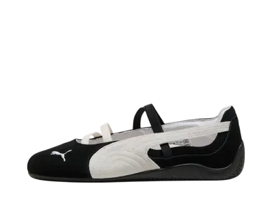 プーマ ウィメンズ スピードキャット バレエ スウェード "プーマブラック/プーマホワイト/ウォームホワイト"