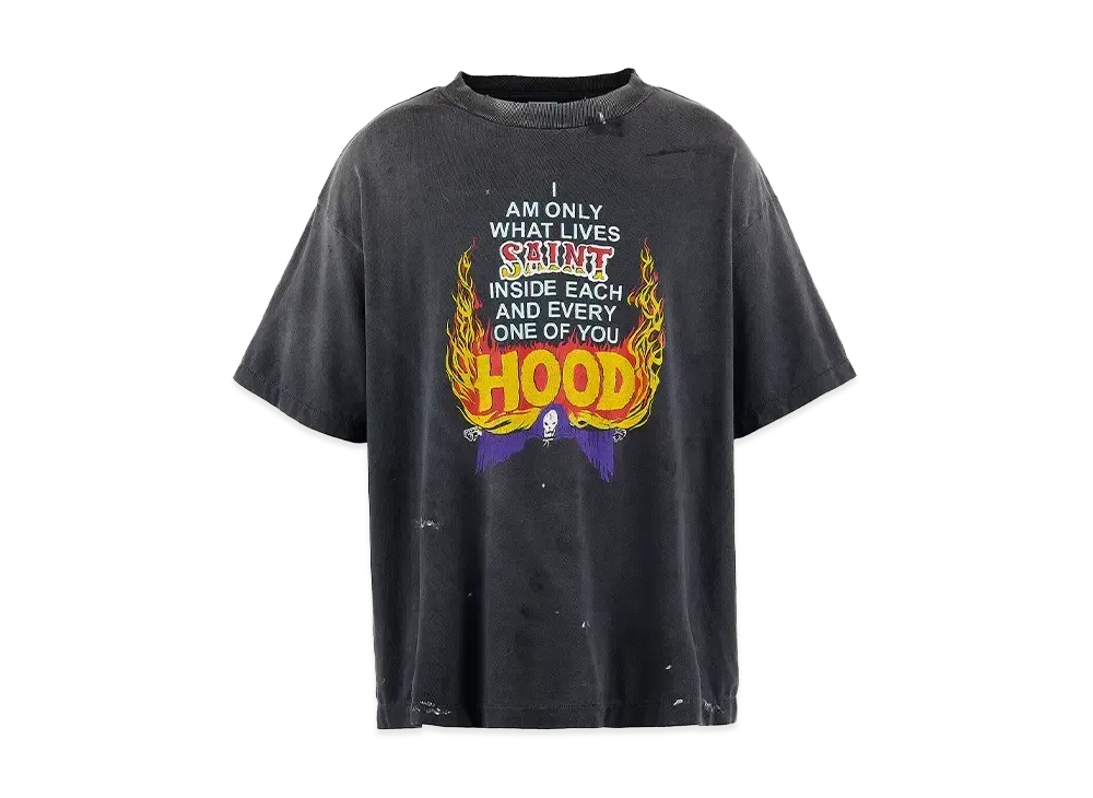 セントマイケル x ネイバーフッド SS Tシャツ STHD.フード \