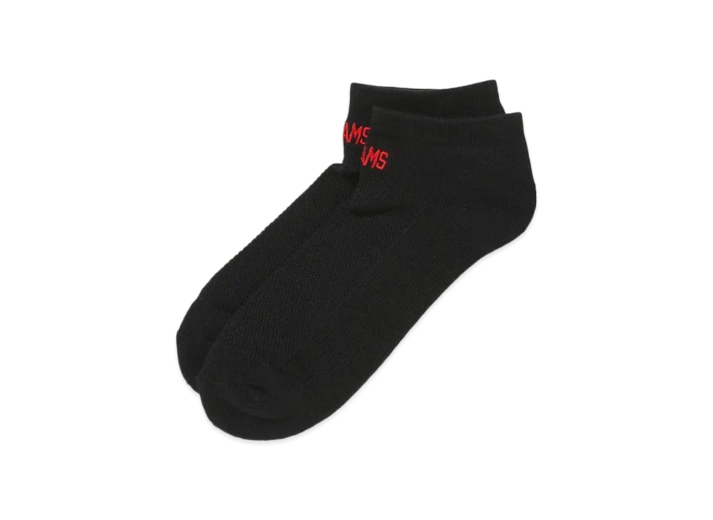 ANDFAMILYS Sports Mesh Socks 2pc - Low - "BK"