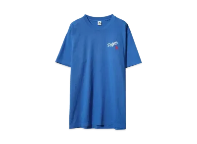 Sporty&Rich Dodgers Serif T-Shirt "TEAM BLUE"