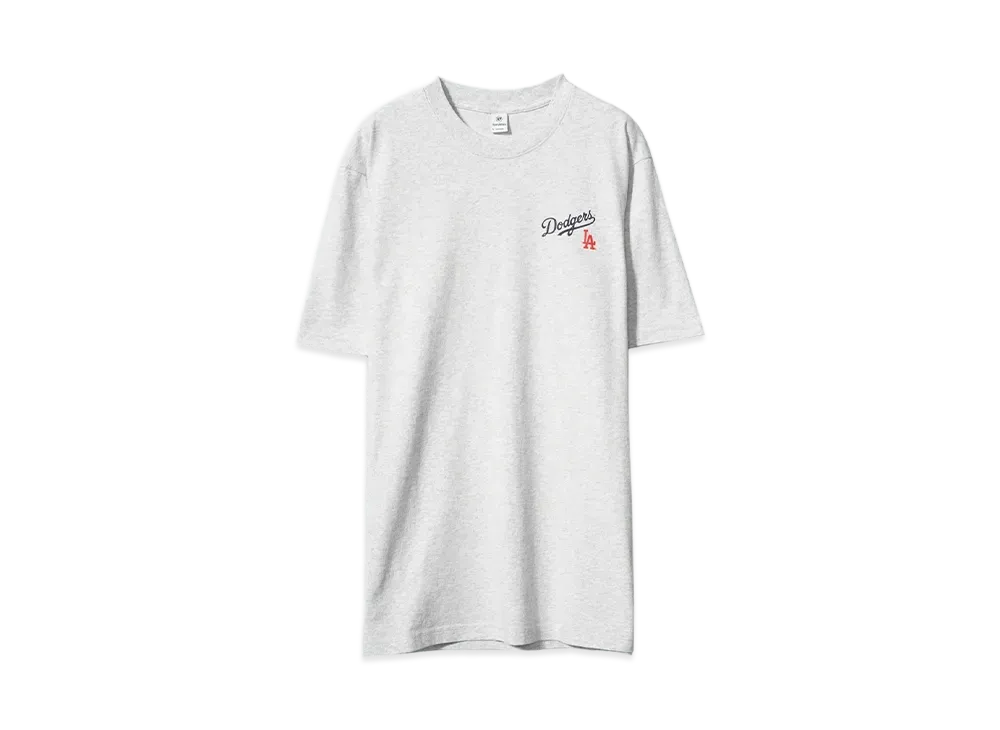 Sporty&Rich Dodgers Serif T-Shirt "HEATHER GRAY"
