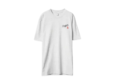 Sporty&Rich Dodgers Serif T-Shirt "HEATHER GRAY"