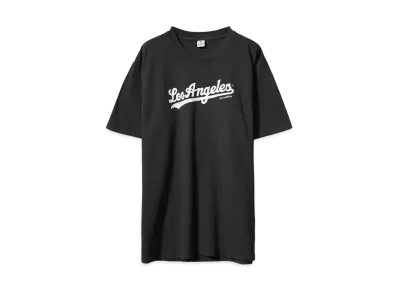 Sporty&Rich Dodgers T-Shirt "FADED BLACK"