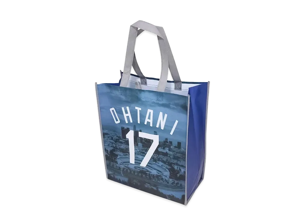 HOMEGAME x SHOHEI OHTANI \ HOME GAME LOS ANGELES DODGERS PHOTO PRINT REUSABLE BAG STADIUM "BLUE"