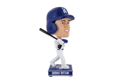HOMEGAME x SHOHEI OHTANI \ HOME GAME LA DODGERS 2024 WSC PLAYER 4.5 INCH SQUARE BASE MINI BIGHEAD "BLUE"