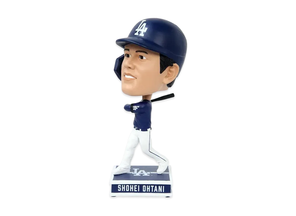 HOMEGAME x SHOHEI OHTANI \ HOME GAME LA DODGERS 9.5 INCH CITY CONNECT BIGHEAD SQUARE BASE "NAVY"