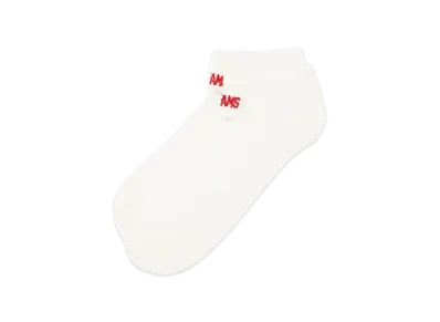 ANDFAMILYS Sports Mesh Socks 2pc - Low - "WH"