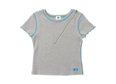 HTH Mellow zip Tee "GRAY"